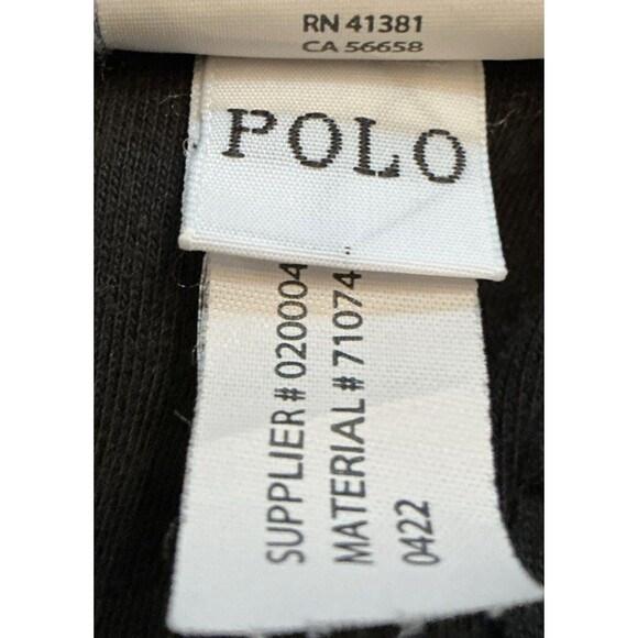 Polo Ralph Lauren interlock track pant sweats Polo Black sz L - Picture 12 of 12